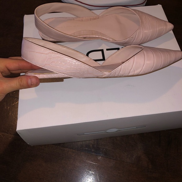Zara Slingback Pink flats - Picture 1 of 4